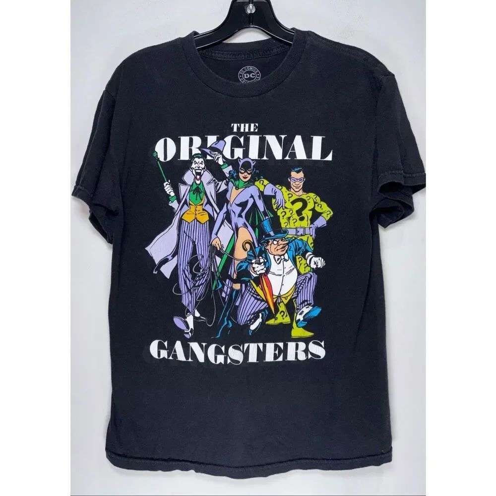 DC Comics Batman Villains "Original Gangsters" black t-shirt size medium